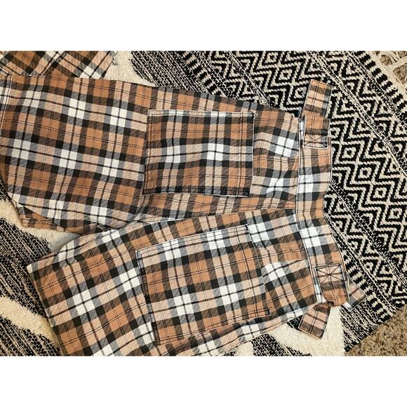 Nwot ASOS High Rise 90s Plaid Jeans size 25 - Picture 3 of 5